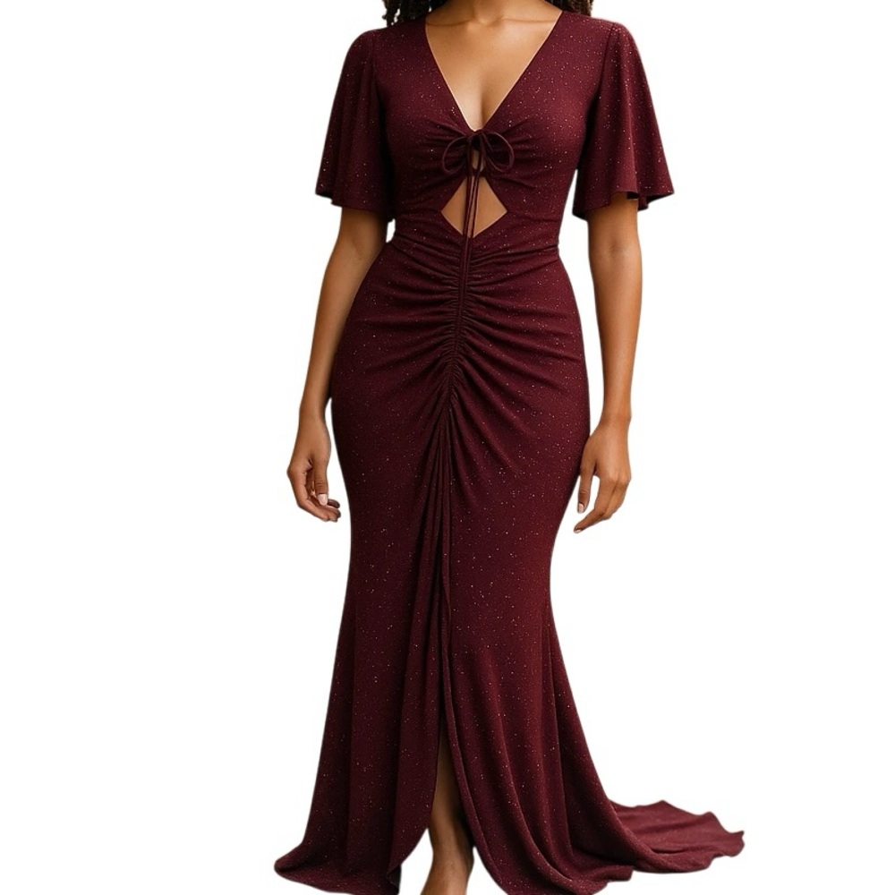 Michael Kors Collection Red Maxi Dress NEW